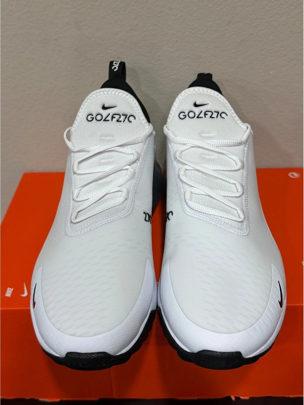 Size 10.5 - Nike Air Max 270 Golf “White Black”